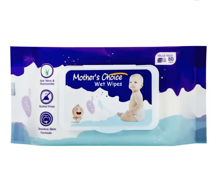 ผ้าเช็ดทำความสะอาดต้านเชื้อแบคทีเรีย Baby Safe