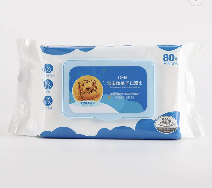 ทิชชูเปียกกลิ่นเด็กจำนวนมาก